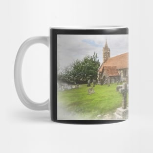 Church of St Mary at Ipsden Oxfordshire Mug